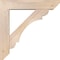 Ekena Millwork Olympic Slat Smooth Bracket w/ Offset Brace, Douglas Fir, 7 1/2"W x 36"D x 36"H BKT0806X36X36OLY06SDF - alternate 2